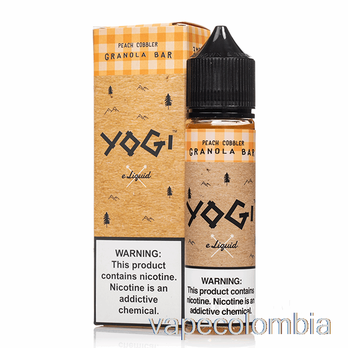 Vape Barra De Granola Desechable Melocotón Zapatero - Yogi E-liquid - 60ml 3mg